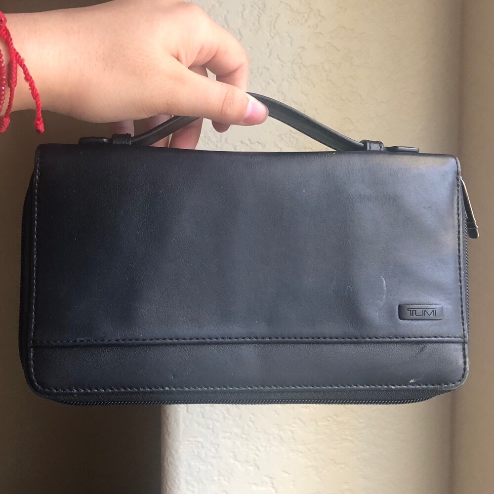Tumi travel wallet